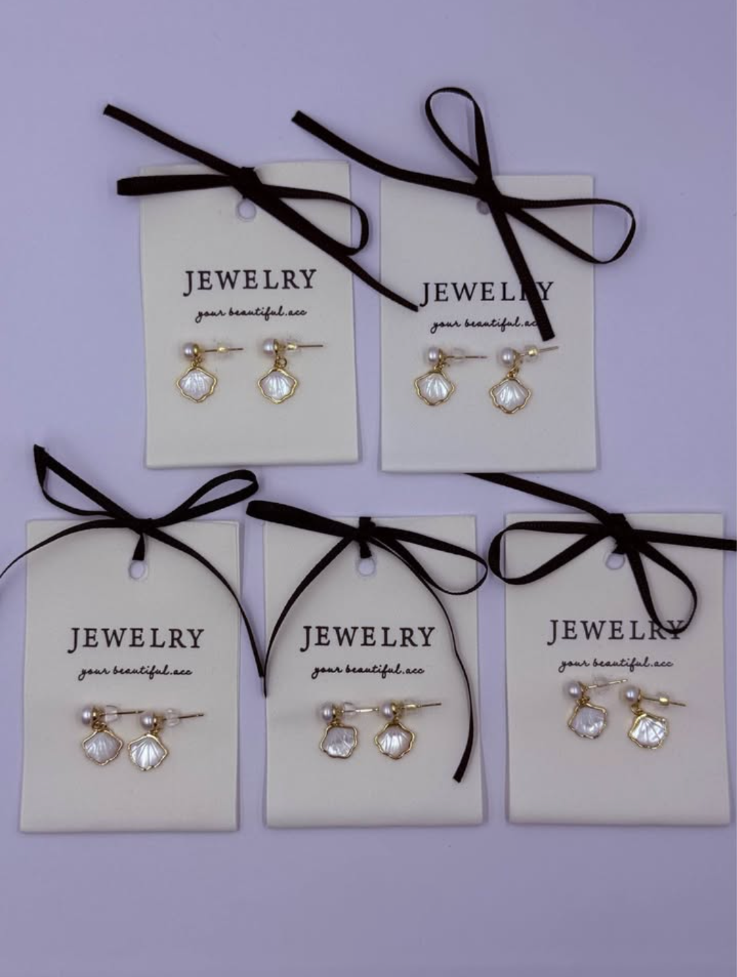 Petite Shell & Pearl Drops