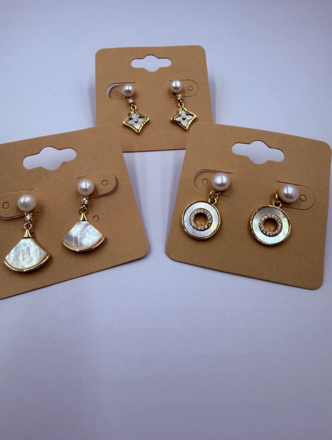 Petite Shell & Pearl Drops