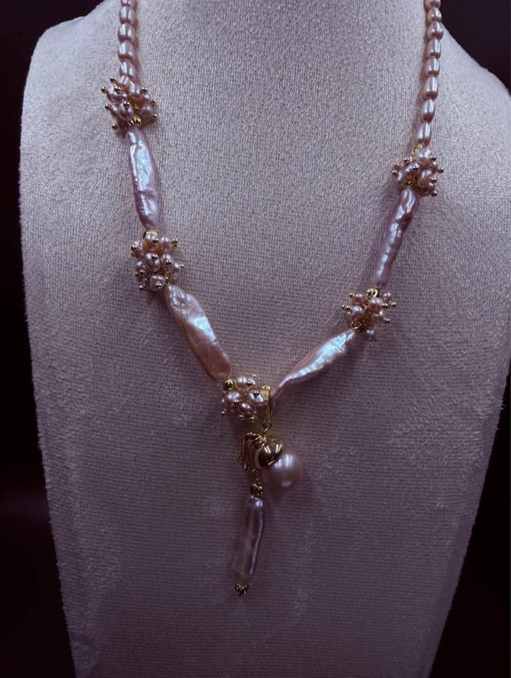 Blush Majesty Baroque Pearl Set