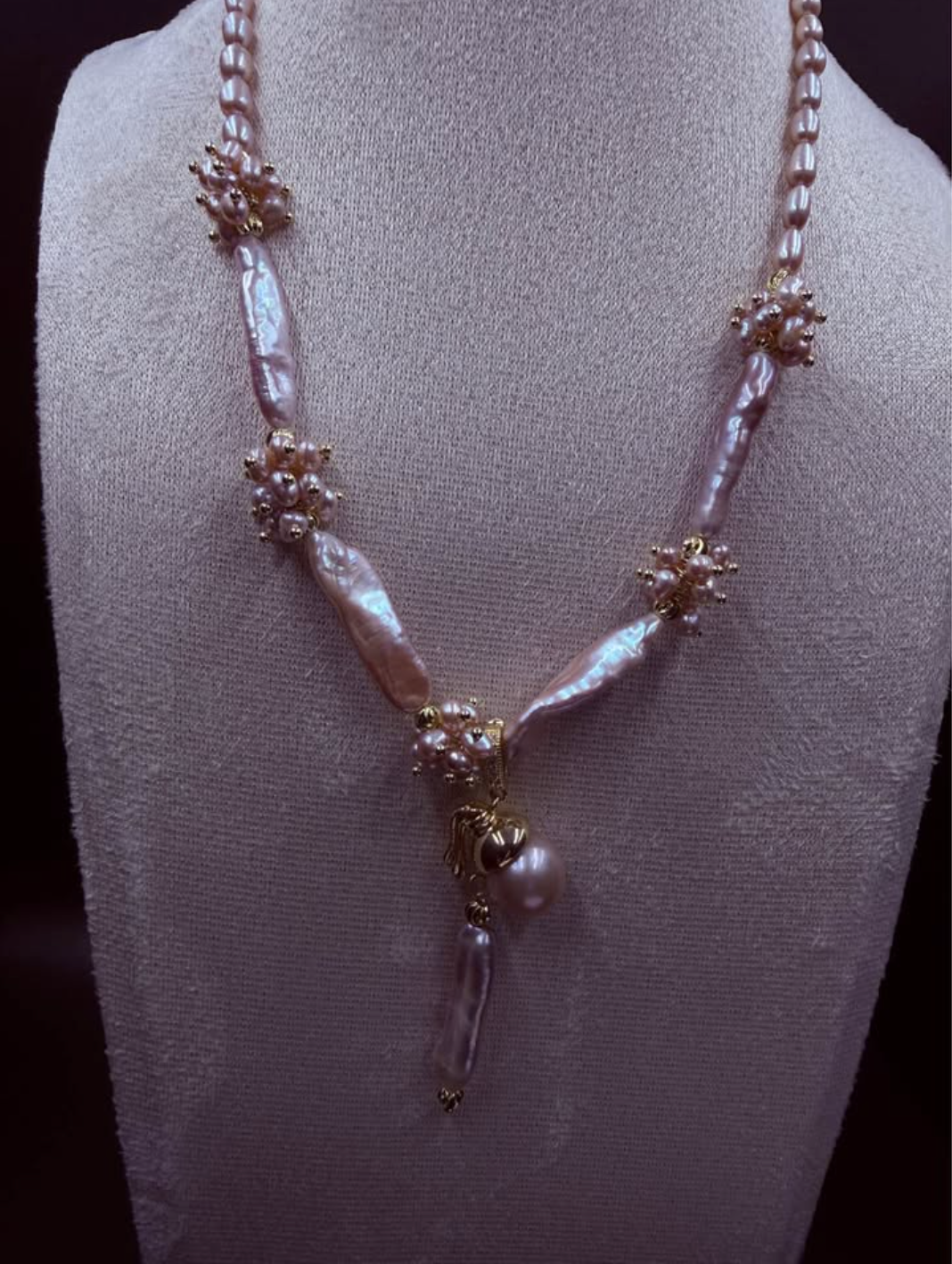 Blush Majesty Baroque Pearl Set