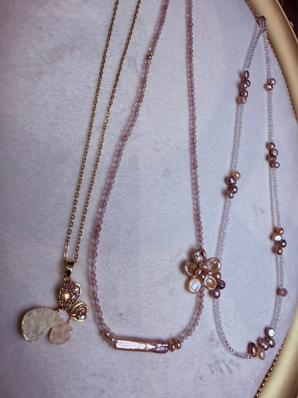 Monarch Blush Layered Pearl Set