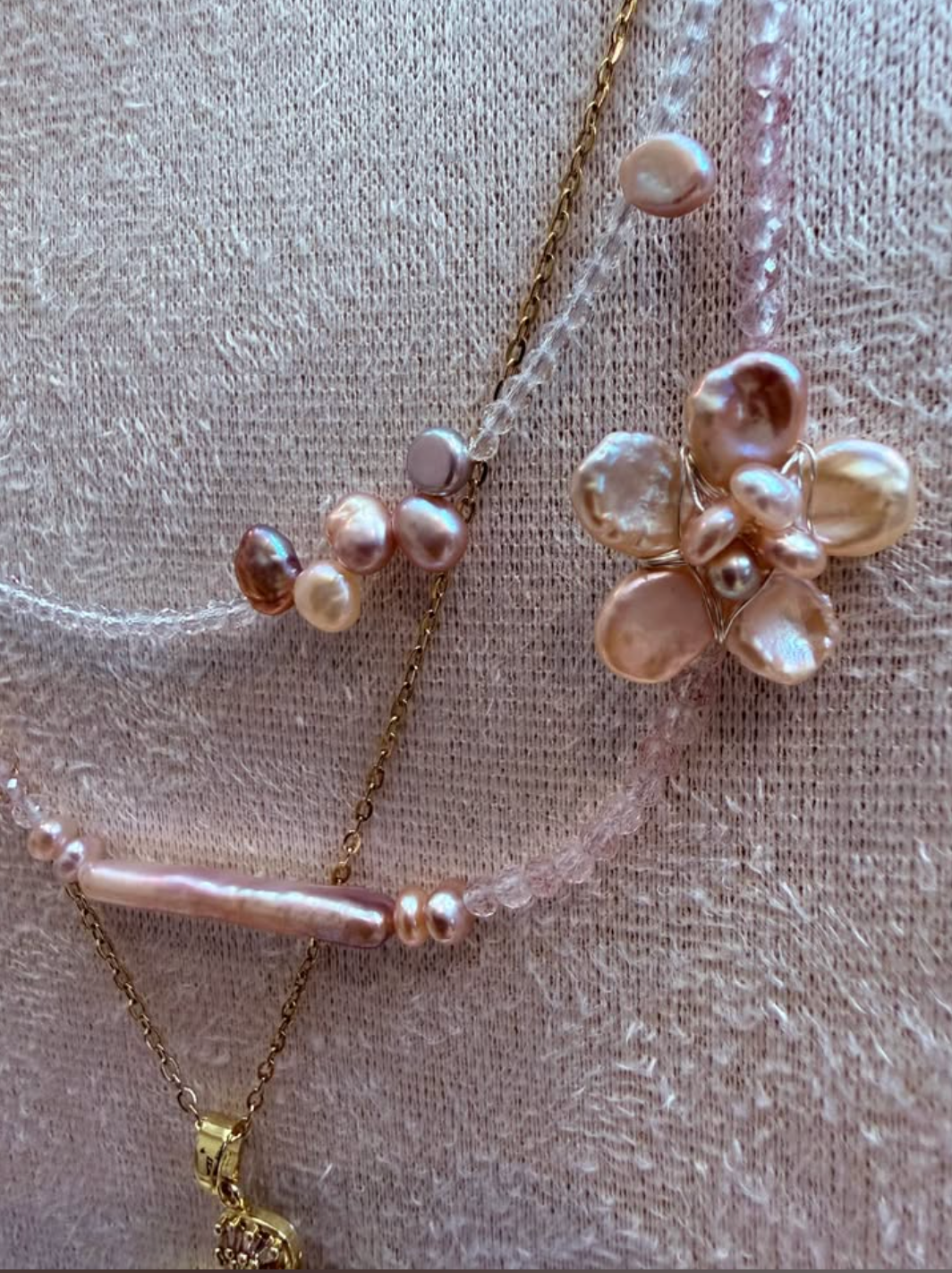 Monarch Blush Layered Pearl Set