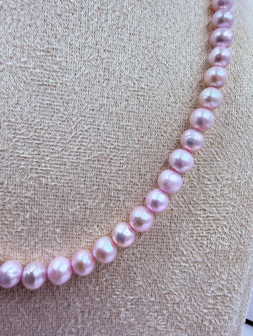 Whisper Pink Luminous Pearl Necklace