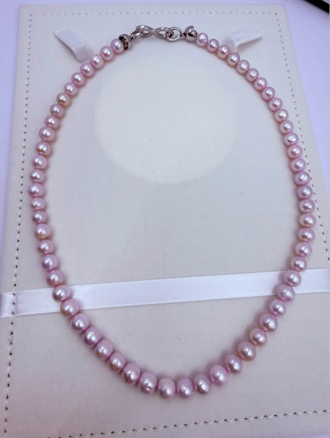 Whisper Pink Luminous Pearl Necklace