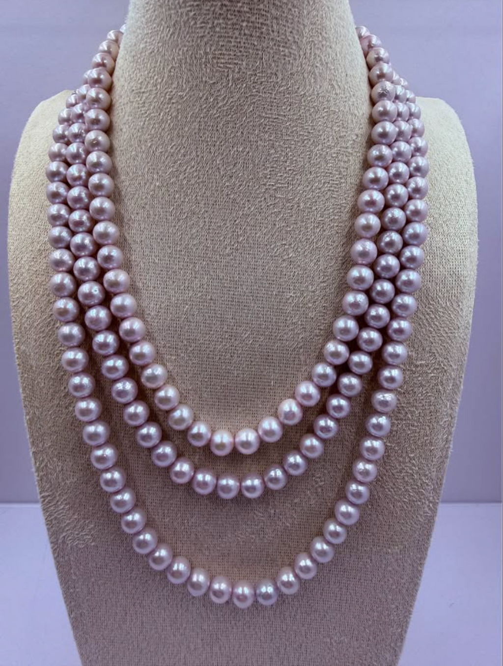 Blush Radiance — Soft-Pink Freshwater Pearl Necklace