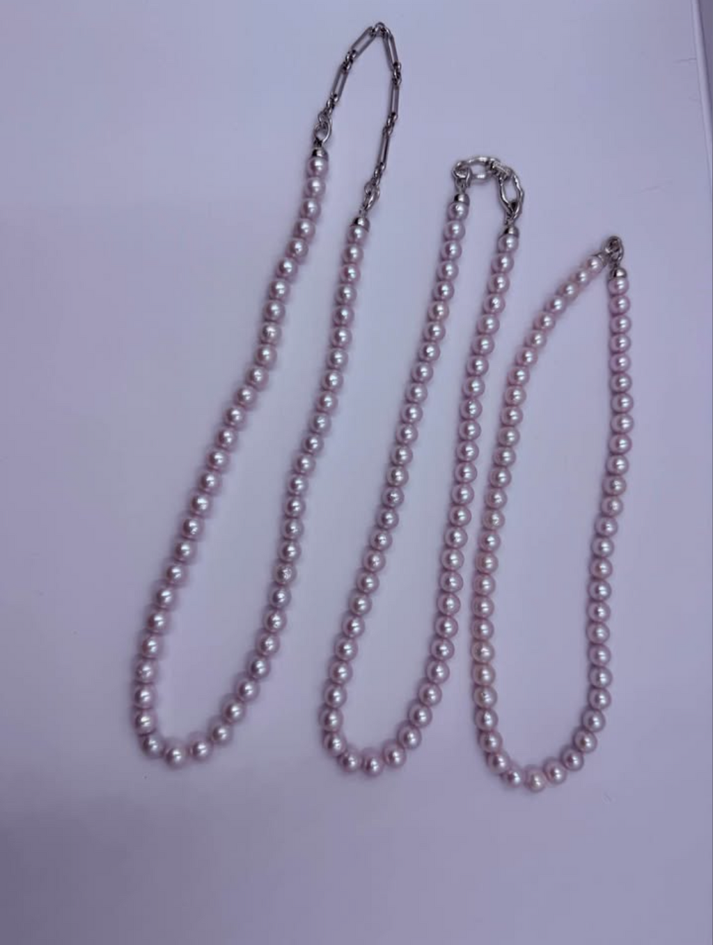 Blush Radiance — Soft-Pink Freshwater Pearl Necklace