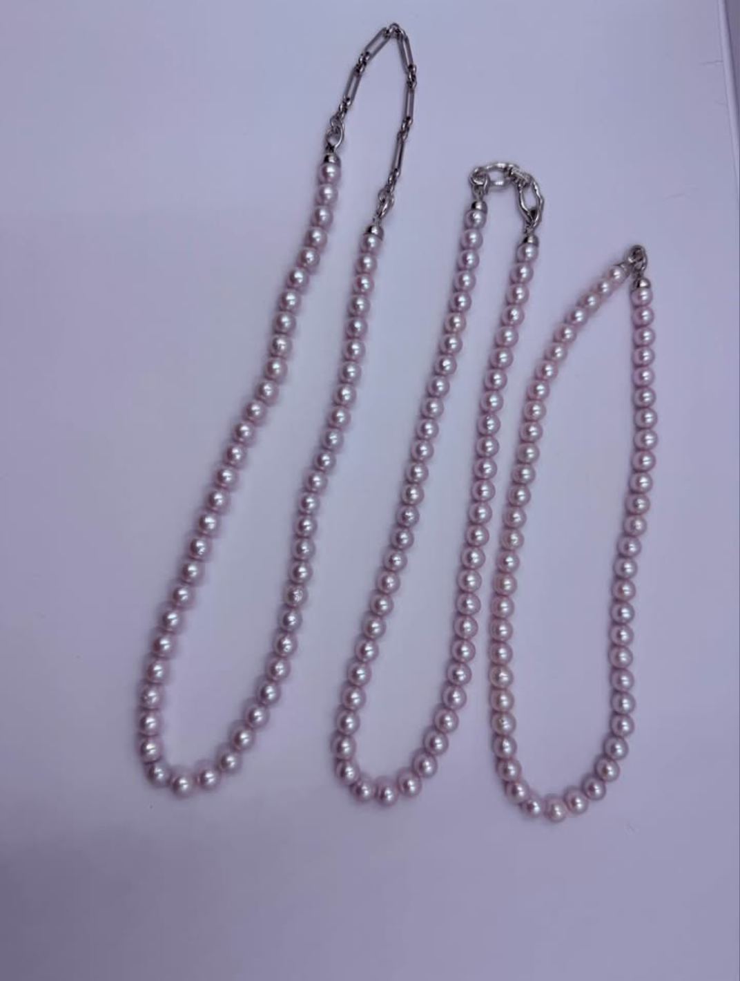 Blush Radiance — Soft-Pink Freshwater Pearl Necklace